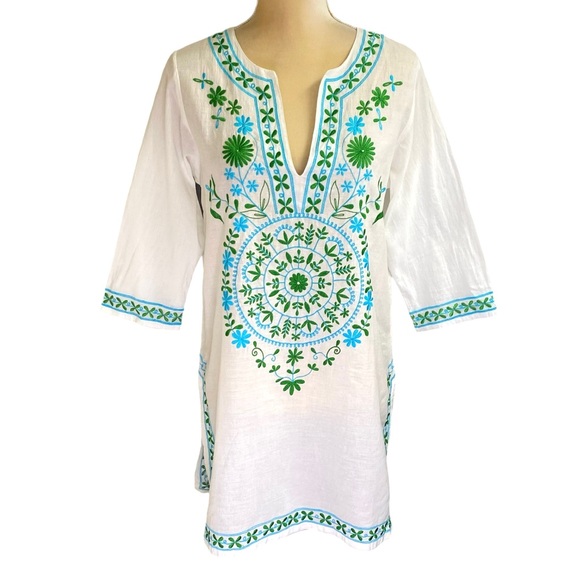 Gretchen Scott Hand-Embroidered Tunic - Picture 2 of 10